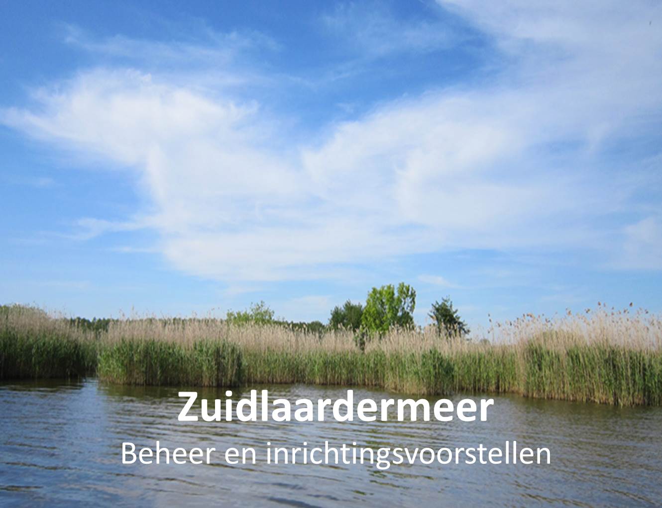 Beheer- en inrichtingsvoorstellen Zuidlaardermeer